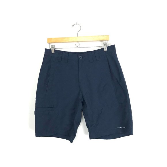 Columbia Other - Columbia PFG Men's 32 Shorts Navy Blue Fishing Outdoor Active 100% Polyester B2